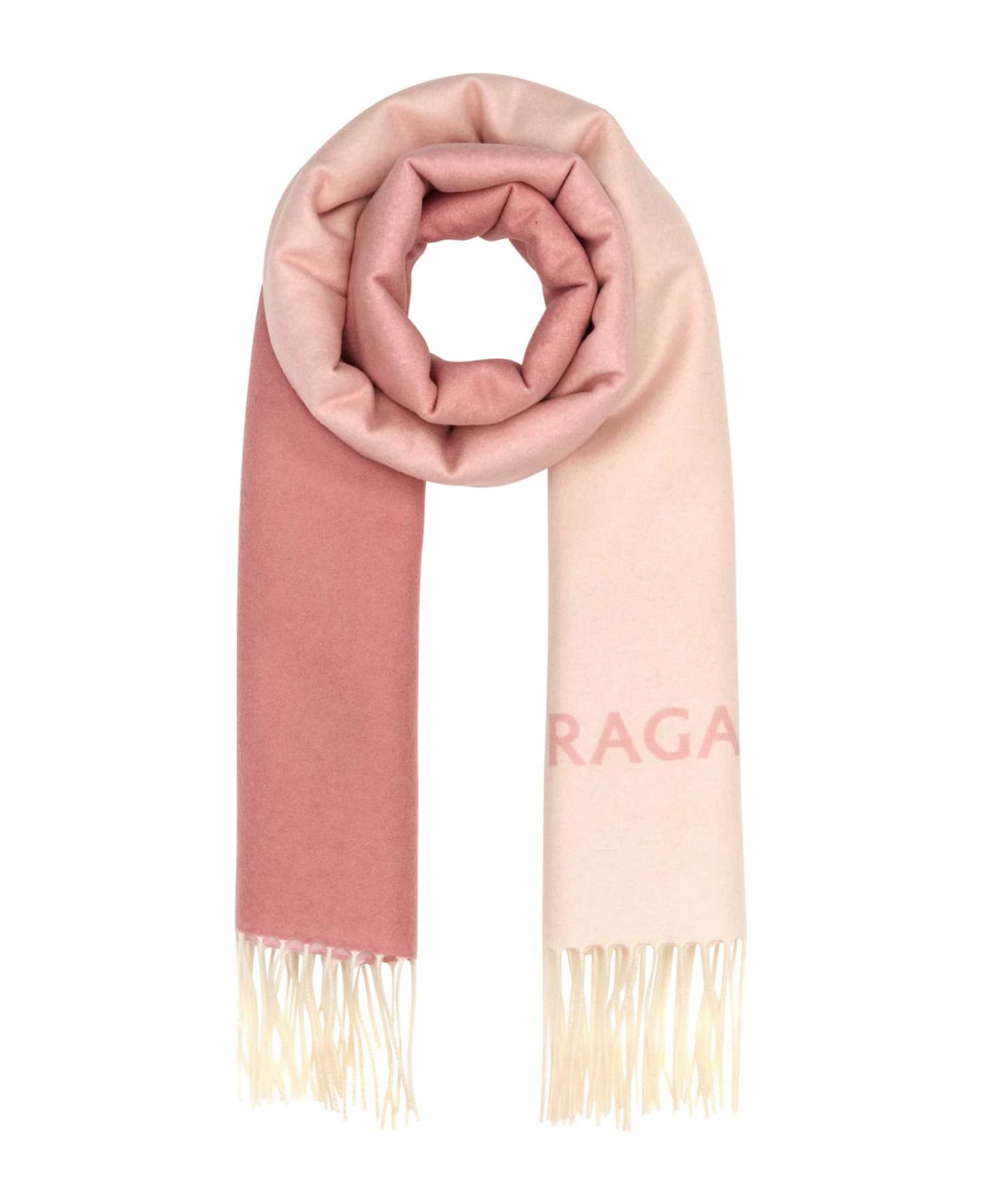 Ferragamo Pink Cashmere Scarf - NYLUNDPINKMASCARPONENYLUND スカーフ＆ストール