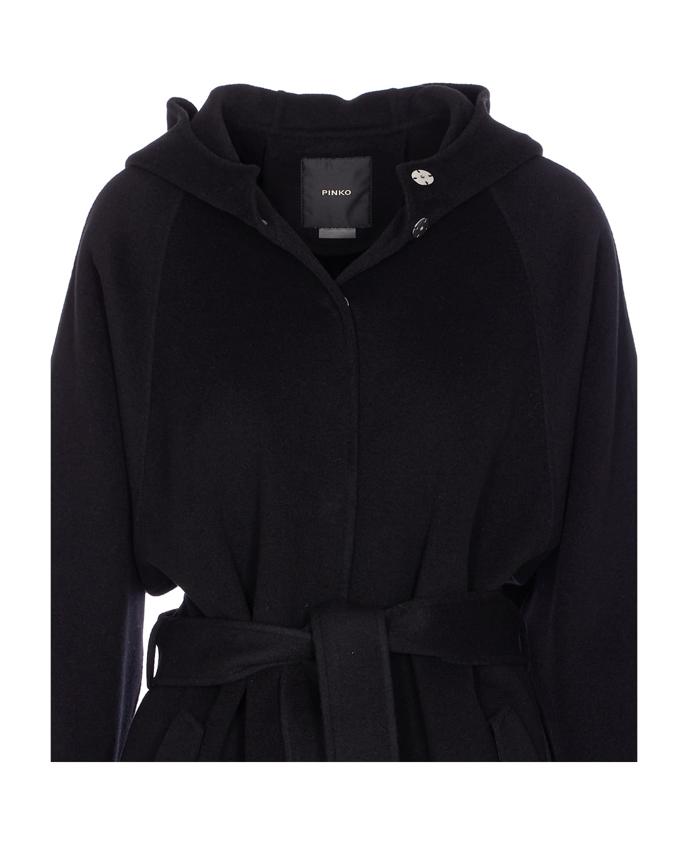 Pinko Cartoccio Coat - Black