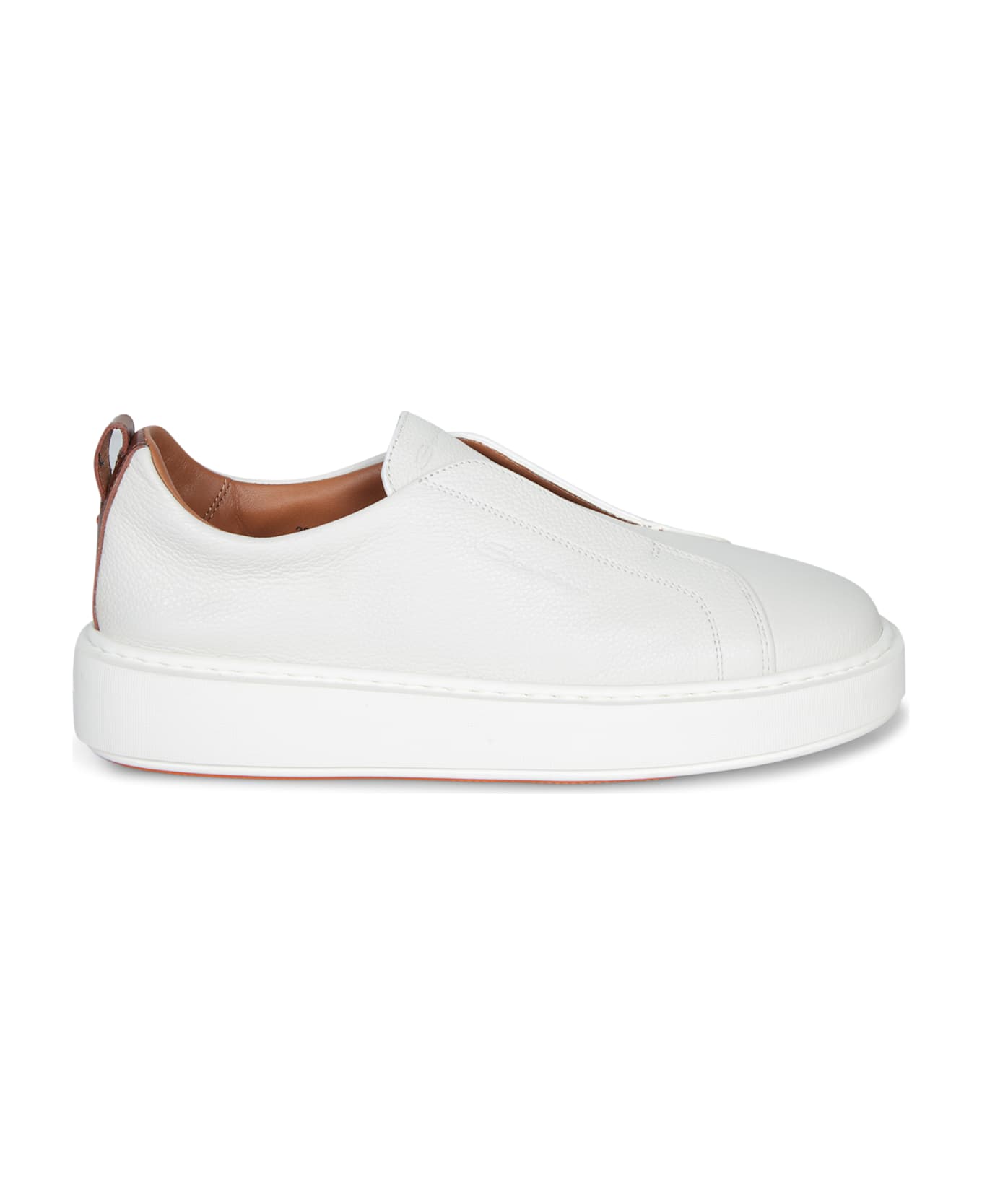 Santoni Victory White Sneakers - White