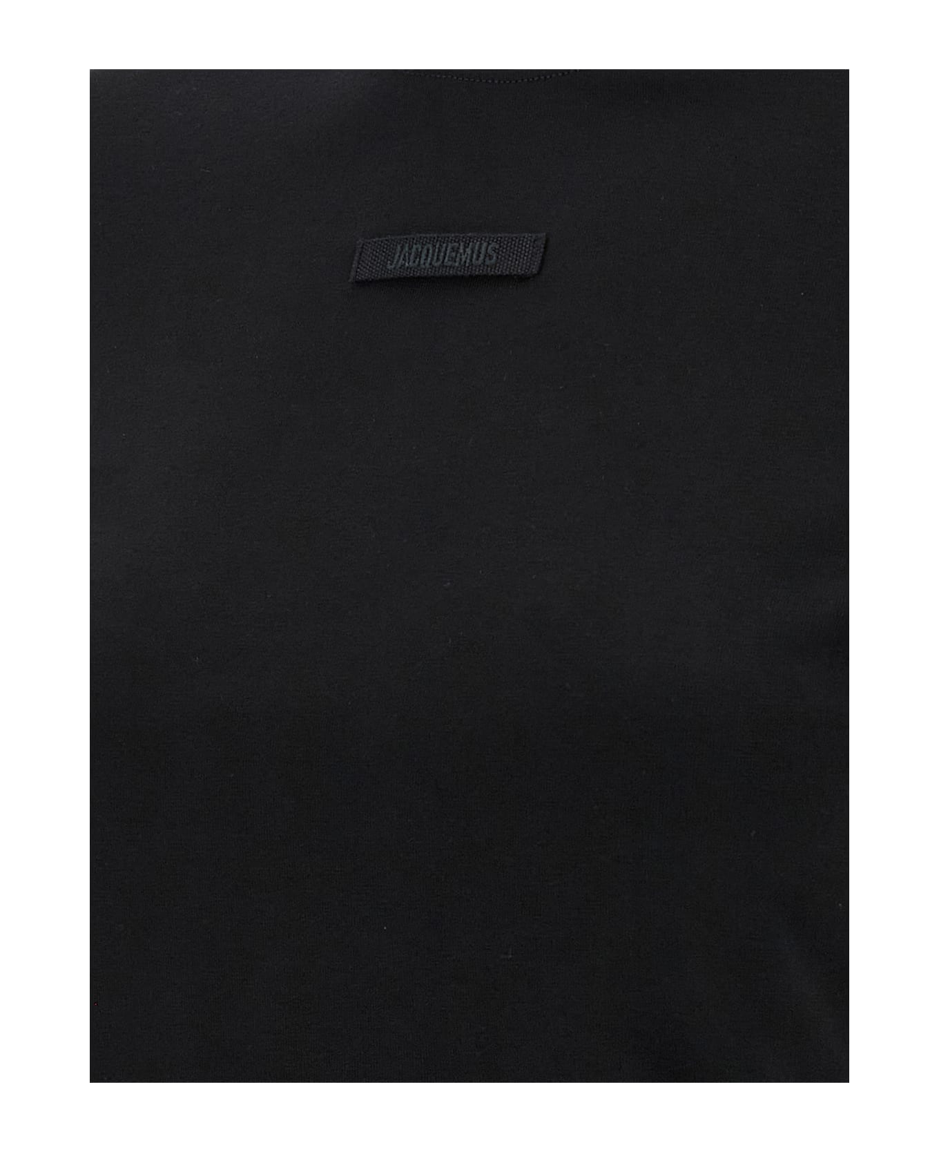 Jacquemus 
le T-shirt Gros-grain
 T-shirt - Black  