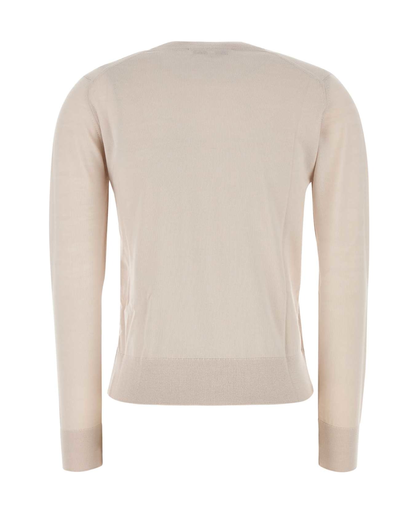 Maison Kitsuné Sand Wool Sweater - Ivory