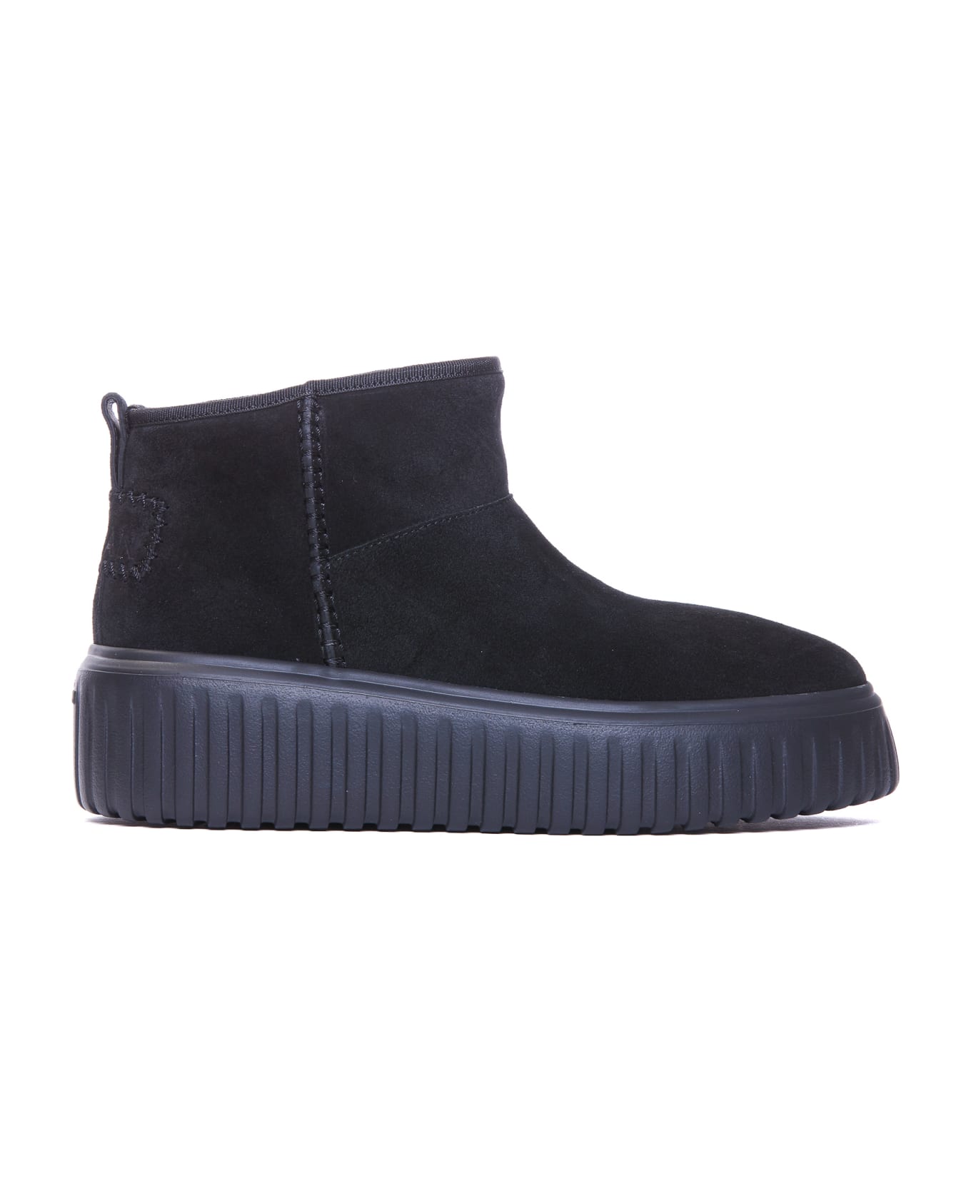 Hogan H-stripes Ankle Boots - Black