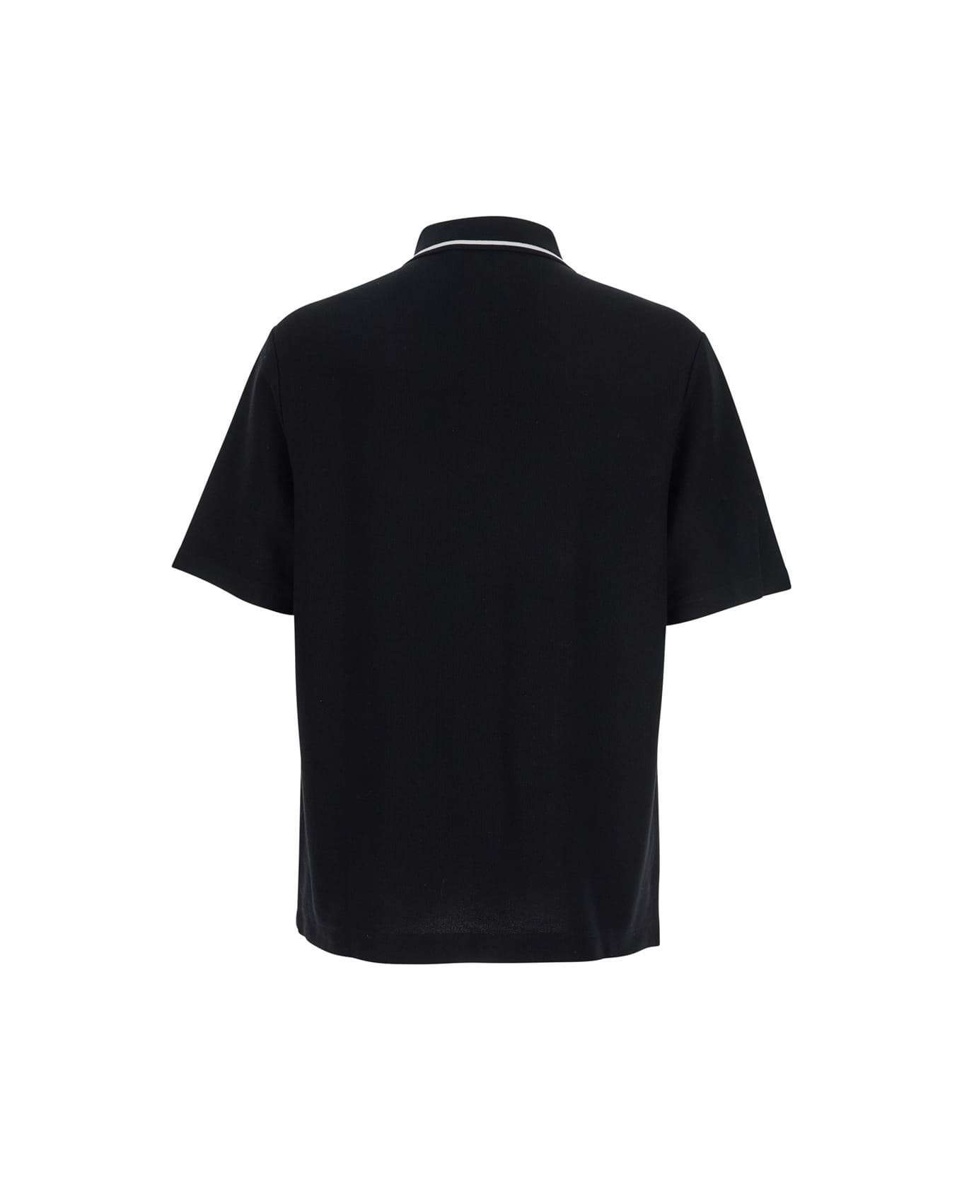 Dolce 
Gabbana Embroidery Polo Shirt - Black