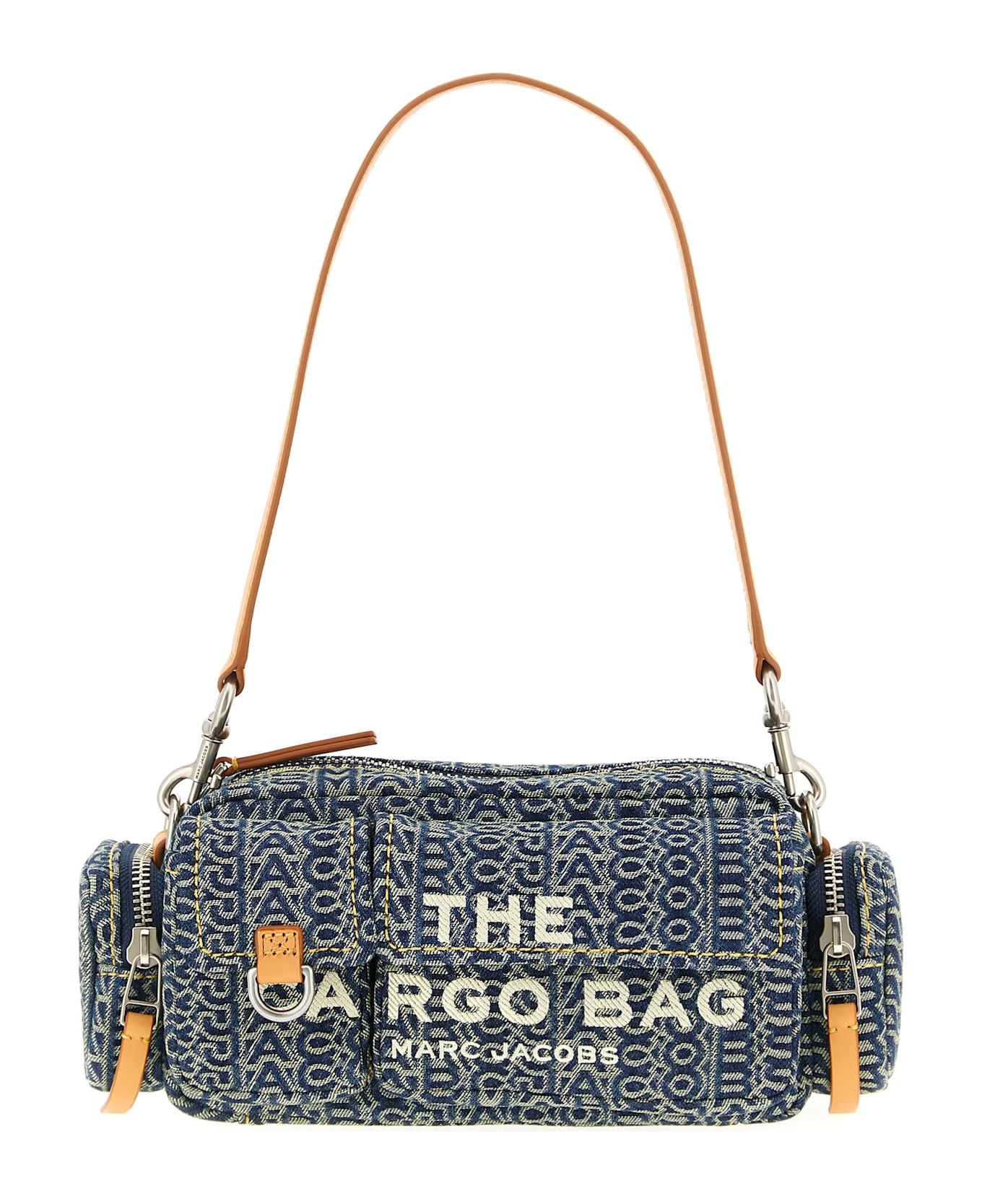 Marc Jacobs 
the Cargo Monogram Denim
 Shoulder Bag - Blue