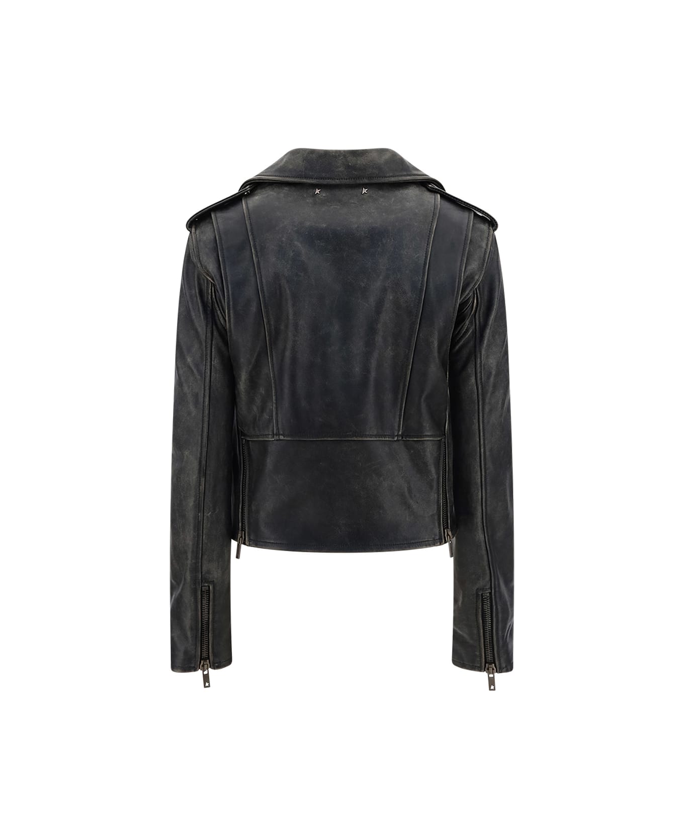 Golden Goose Leather Jacket - Black