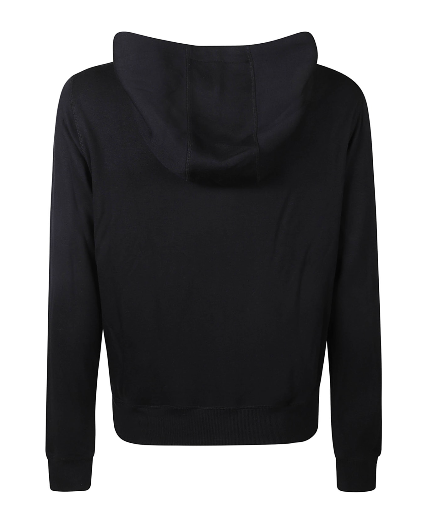 Tom Ford Laced Zipped Hoodie - Black