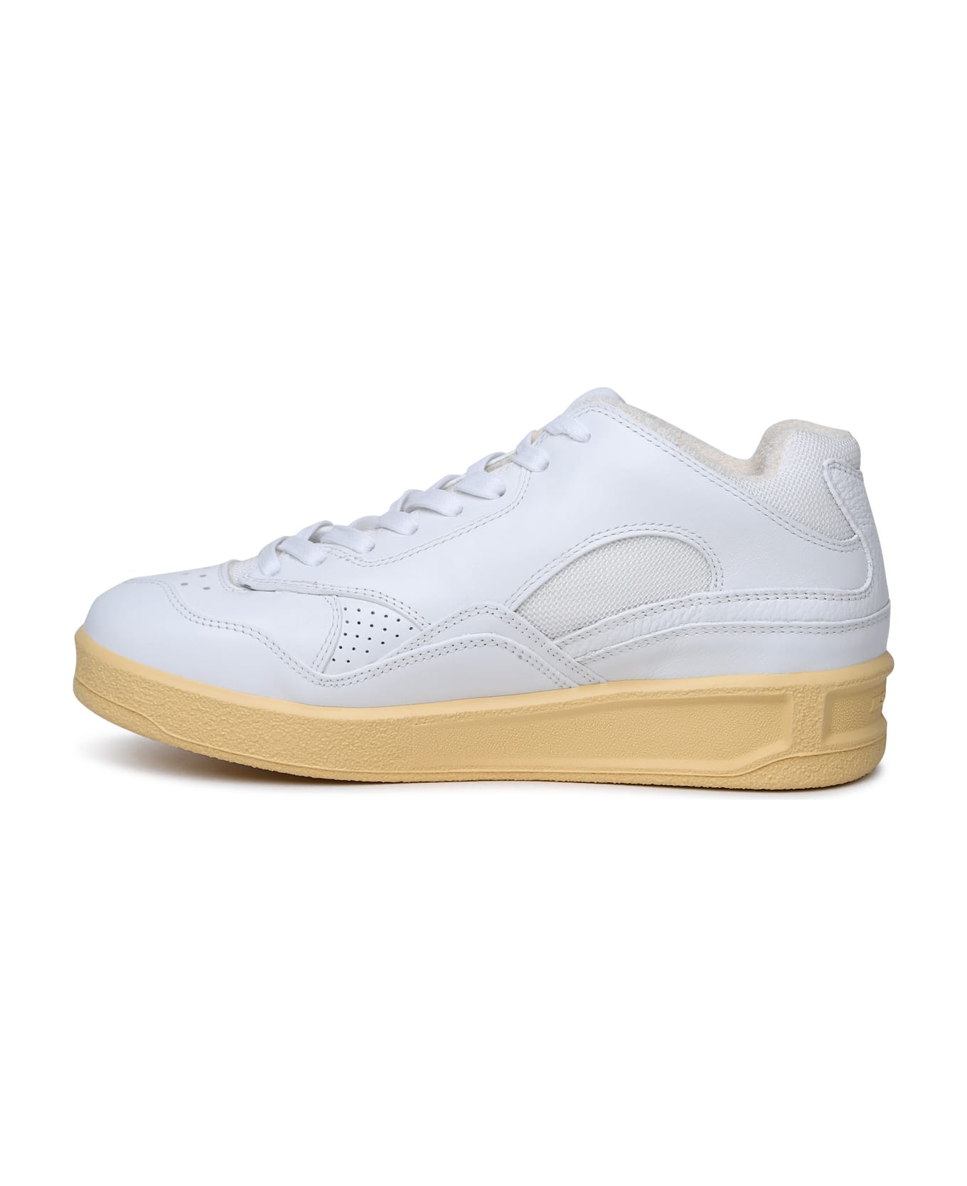 Jil Sander White Leather Sneakers - White スニーカー