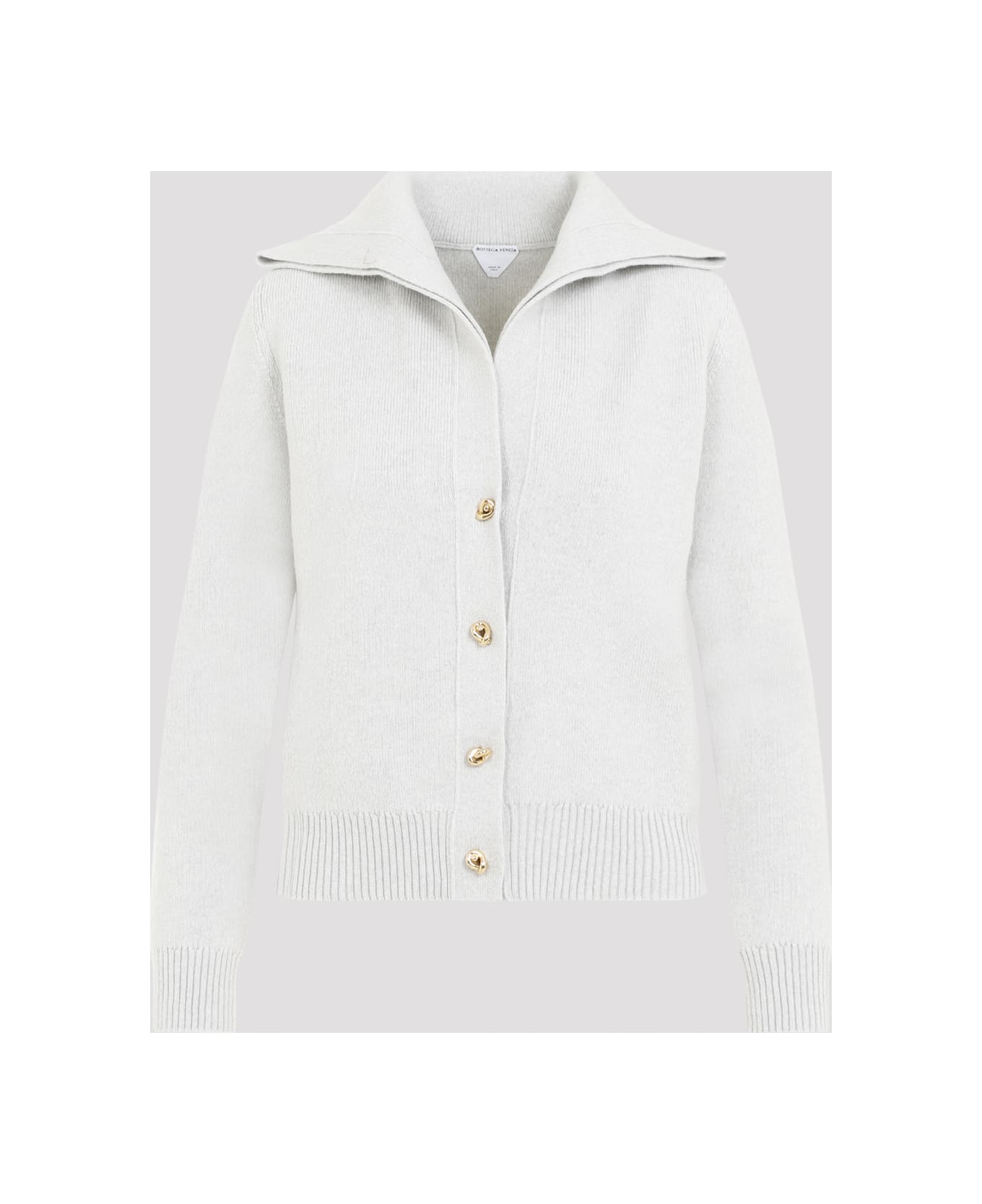 Bottega Veneta Wool Cardigan - Moon