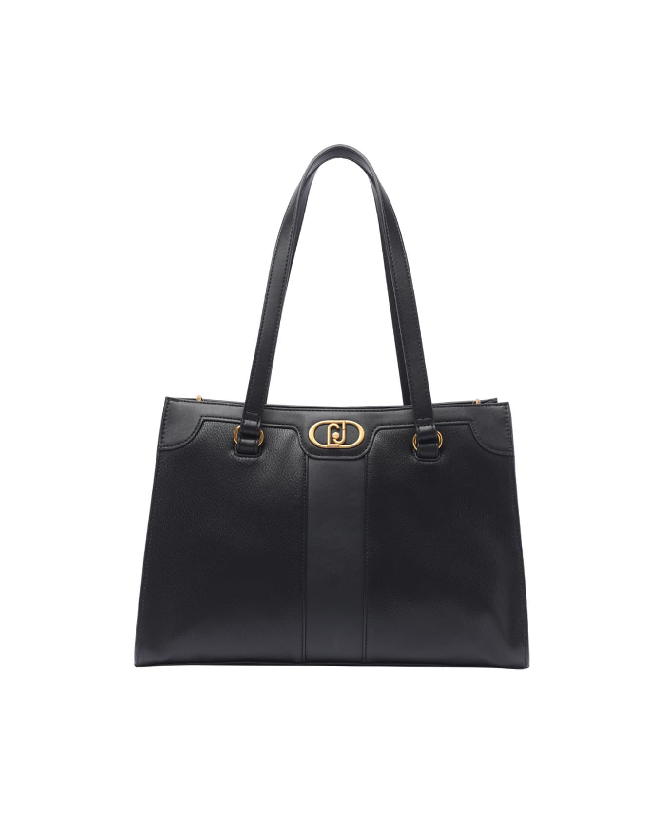 Liu-Jo Logo Shoulder Bag - Black トートバッグ