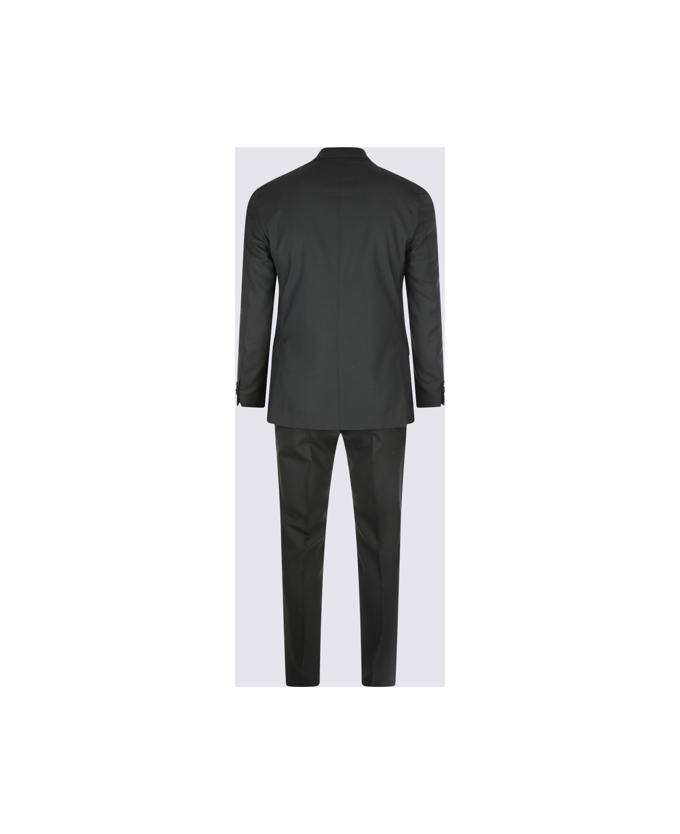 Lardini Black Wool Suits - Black