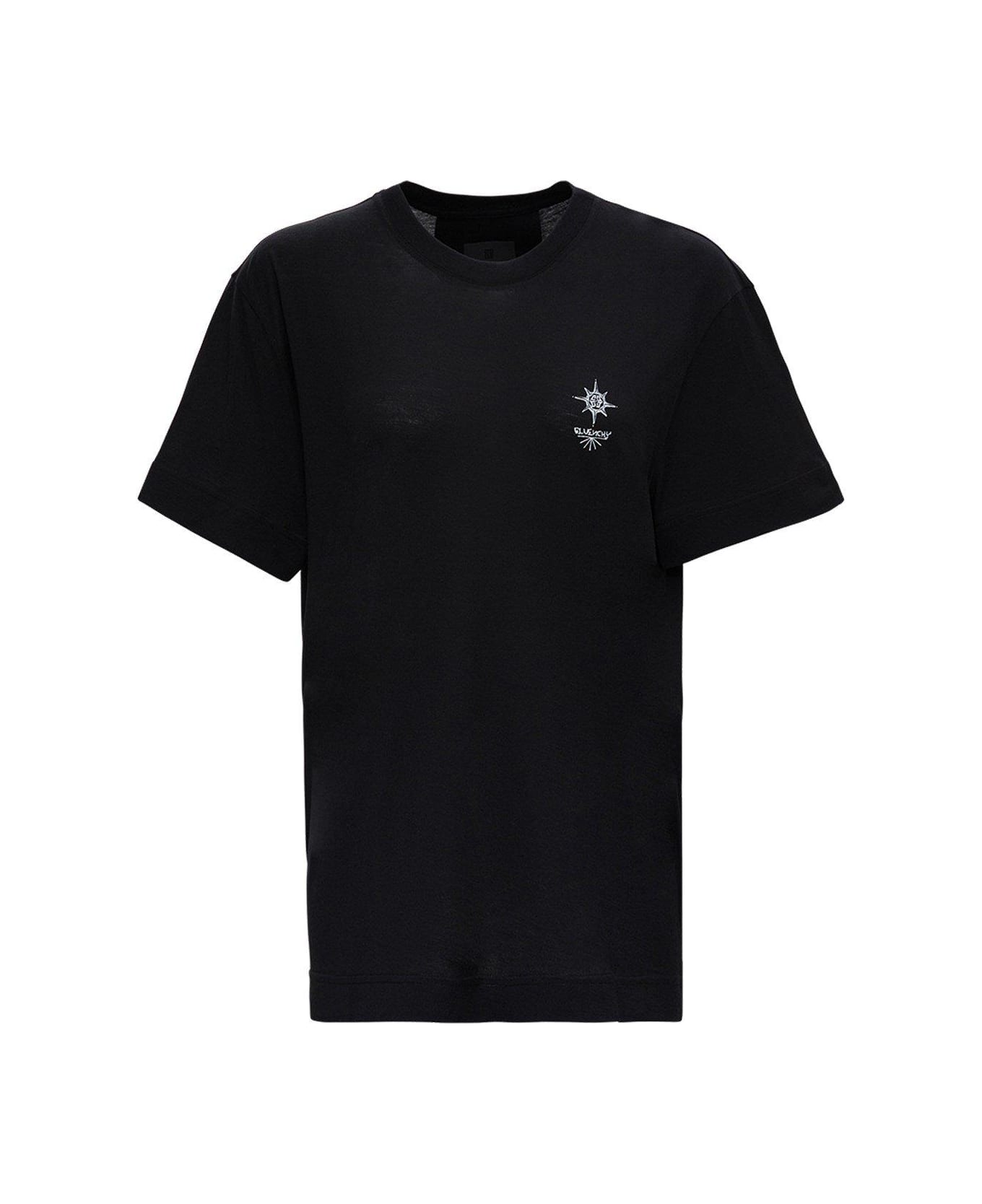 Givenchy Graphic Print T-shirt - BLACK