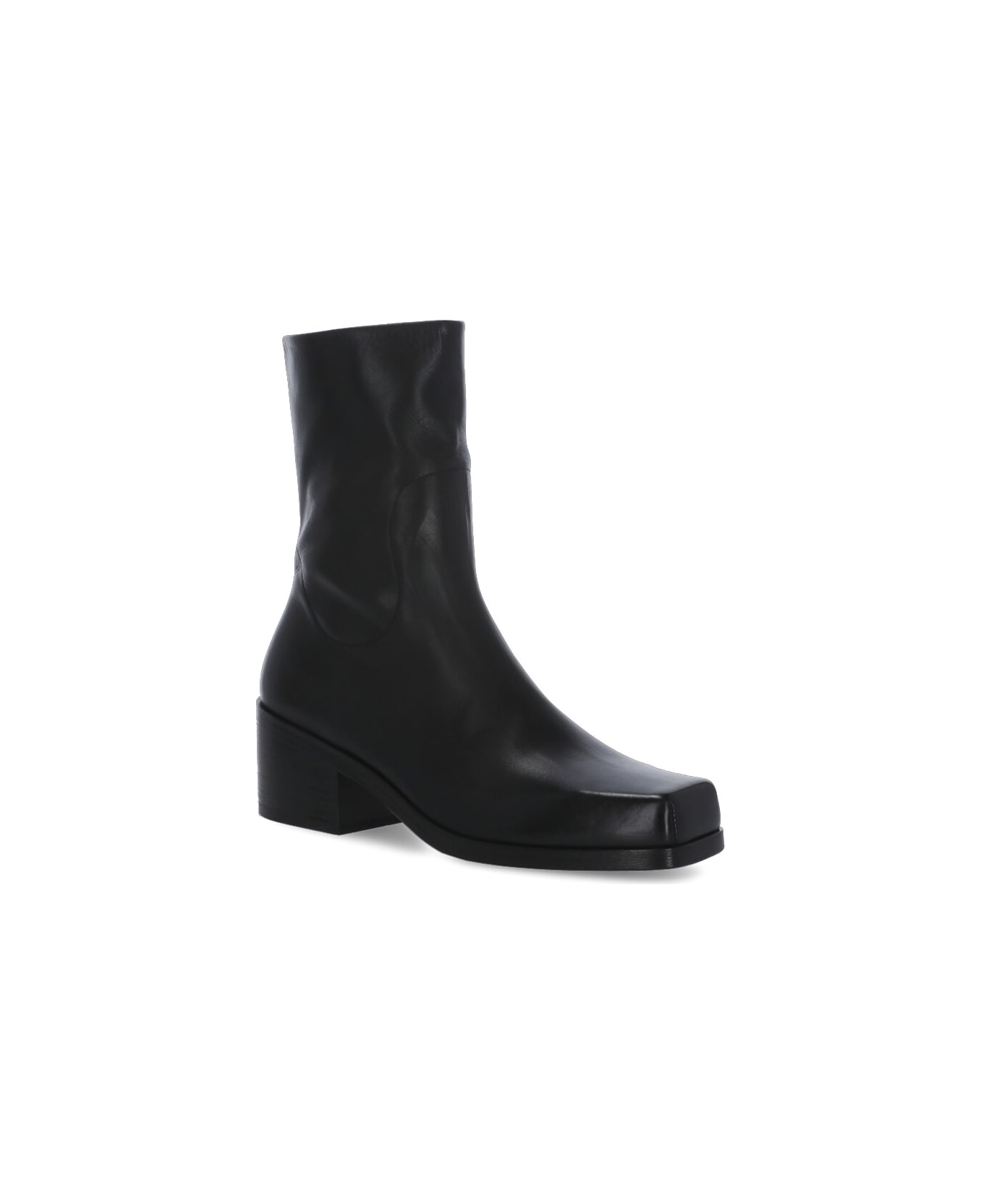 Marsell Leather Boots - Black
