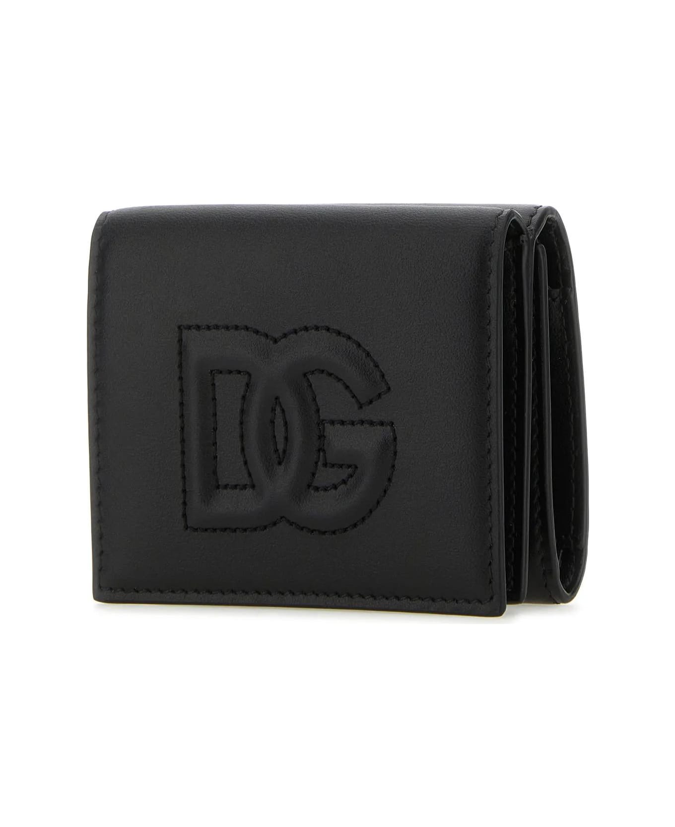 Dolce & Gabbana Black Leather Wallet - Black