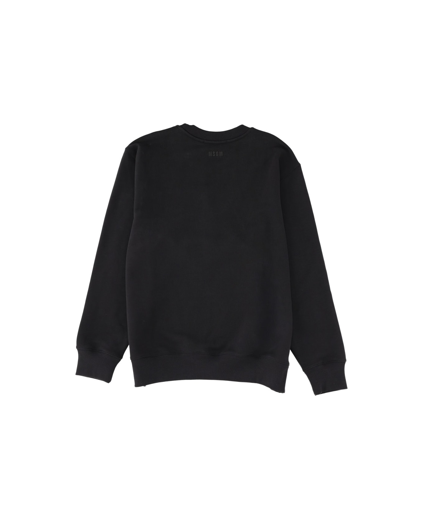 MSGM "follow The Rabbit" Sweatshirt - BLACK