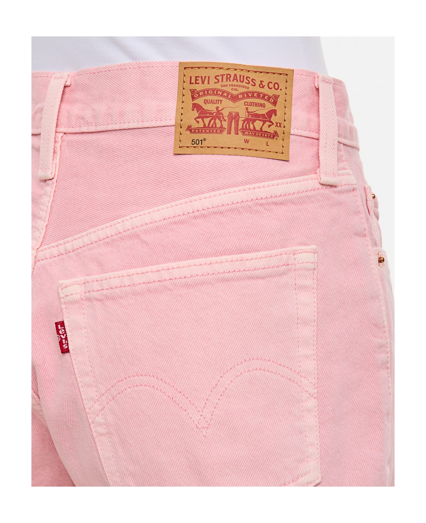 Levi's 501 Original Short Pants - Pink