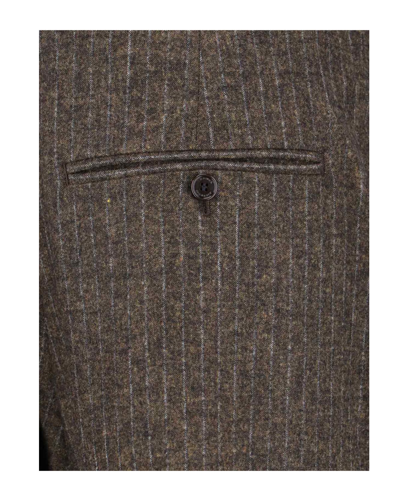 Isabel Marant Wool Blend Straight Pants - Brown