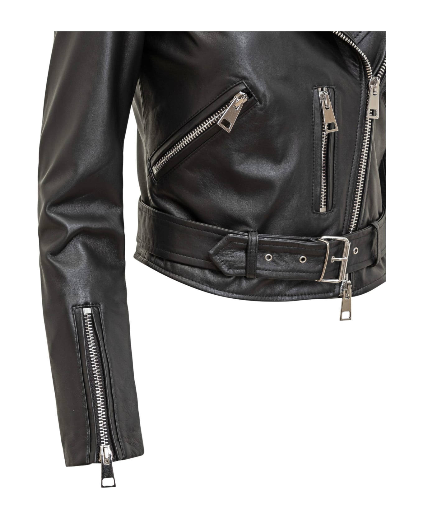 Giocasta Leather Jacket - NERO