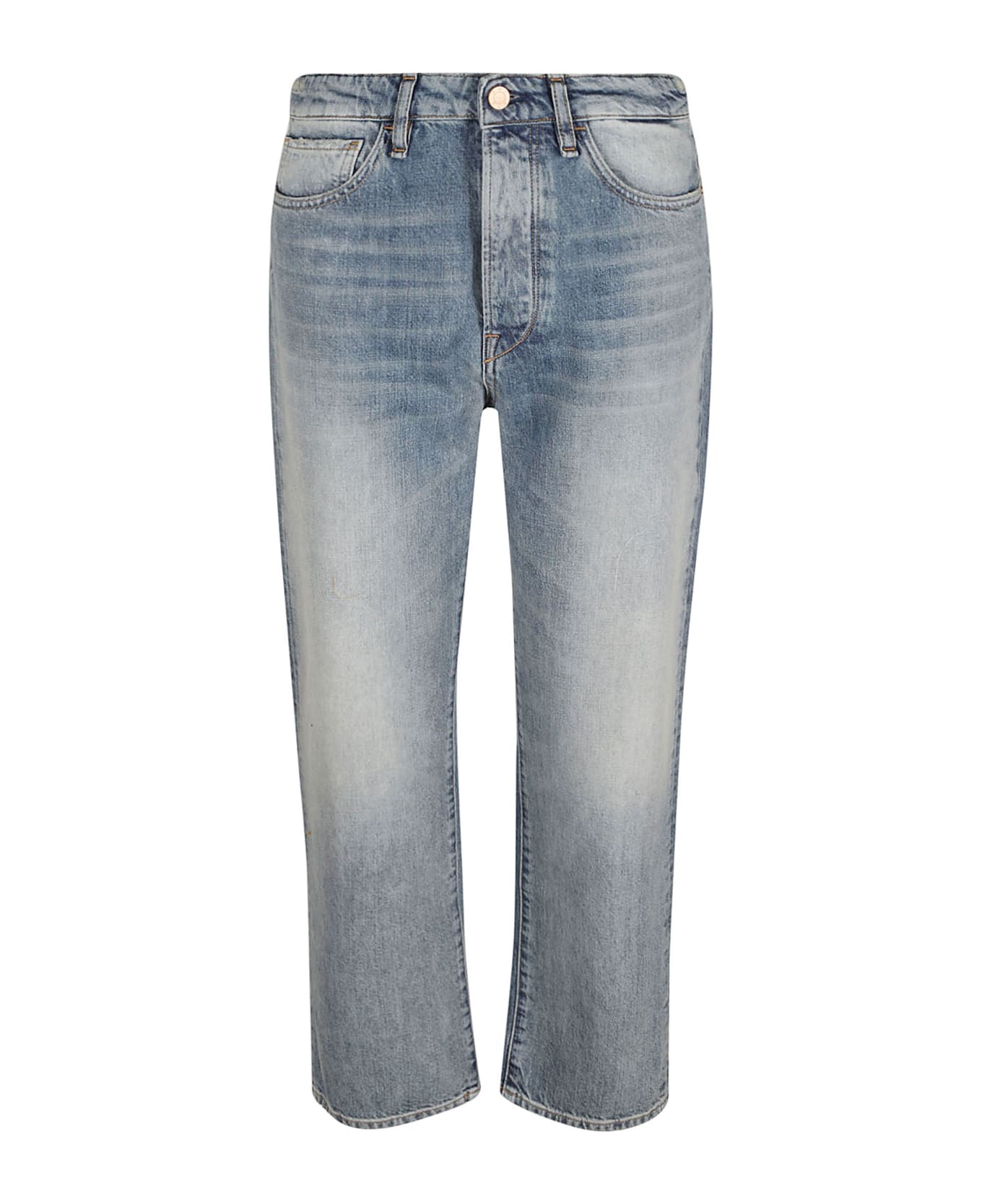 3x1 Buttoned Classic Jeans - Sky Blue