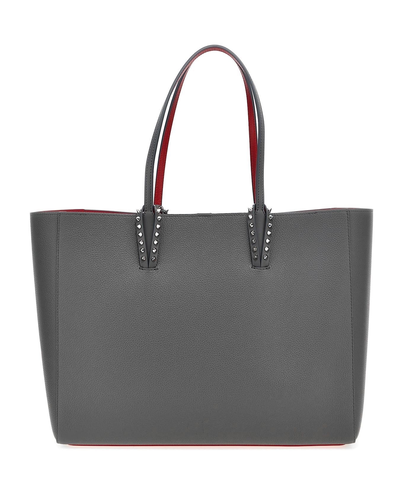 Christian Louboutin 'cabata Large' Shopping Bag - Gray