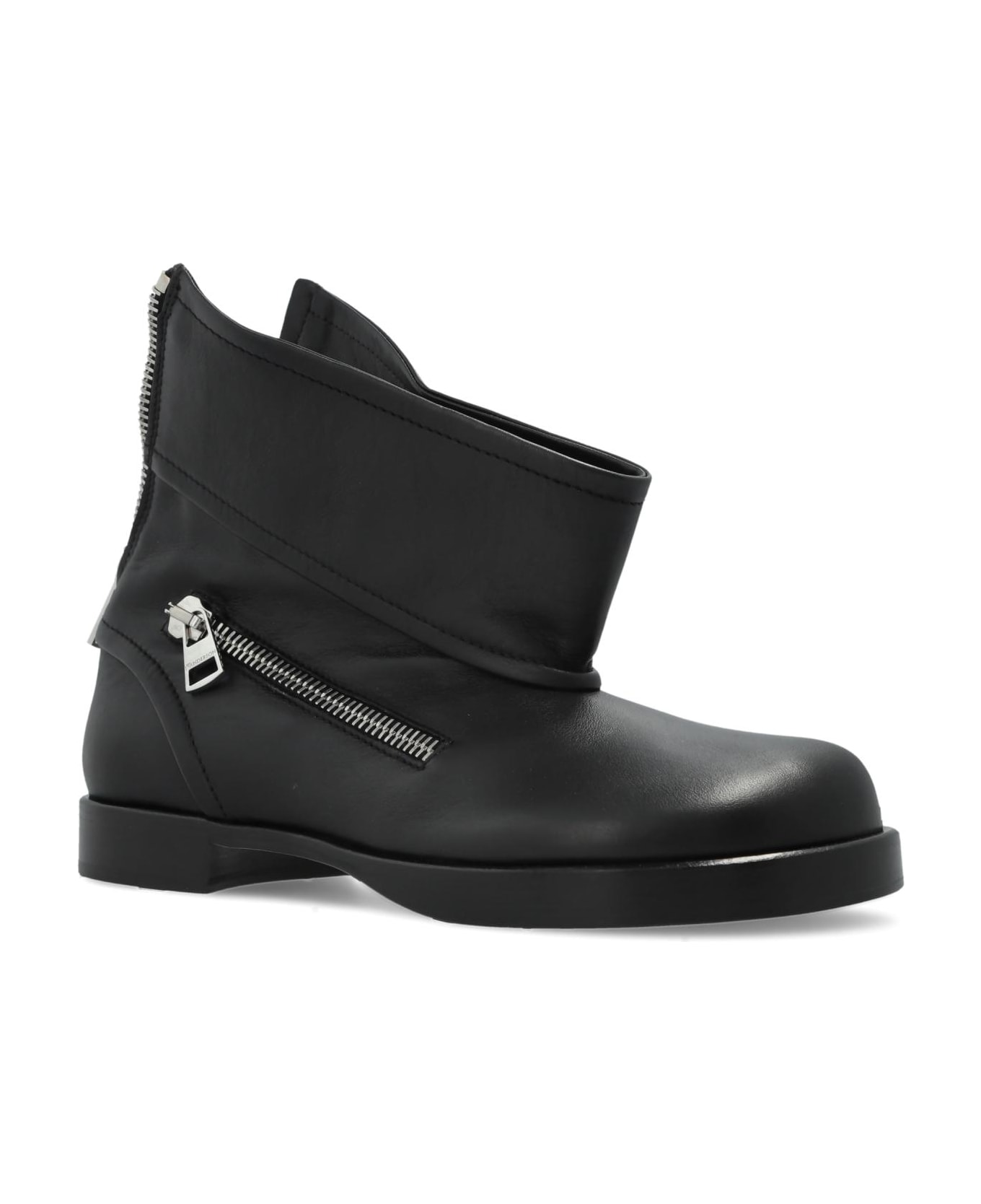 J.W. Anderson Jw Anderson Leather Ankle Boots - BLACK