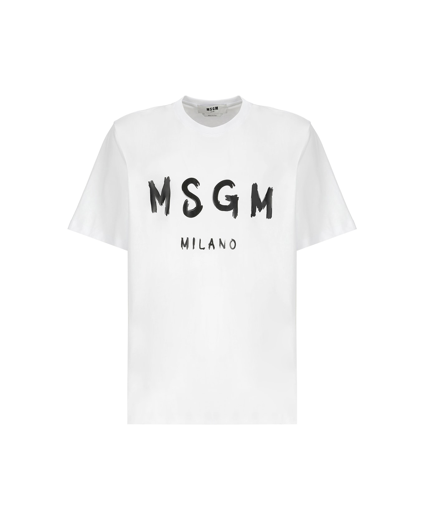 MSGM T-shirt With Logo - White シャツ