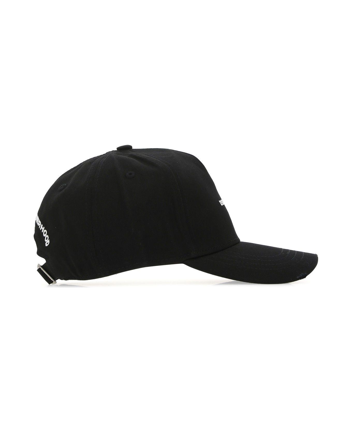 Dsquared2 Baseball Cap - Black, white