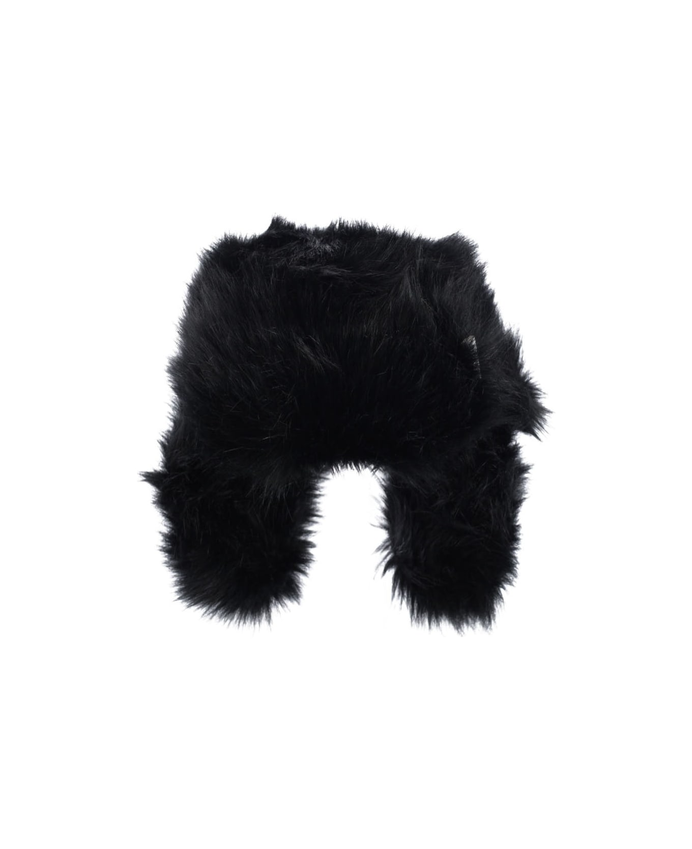 Ruslan Baginskiy Fur Aviator Hat - Black  