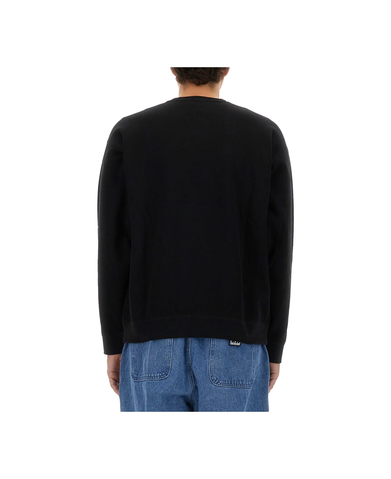Obey Sweatshirt With Logo - BLACK