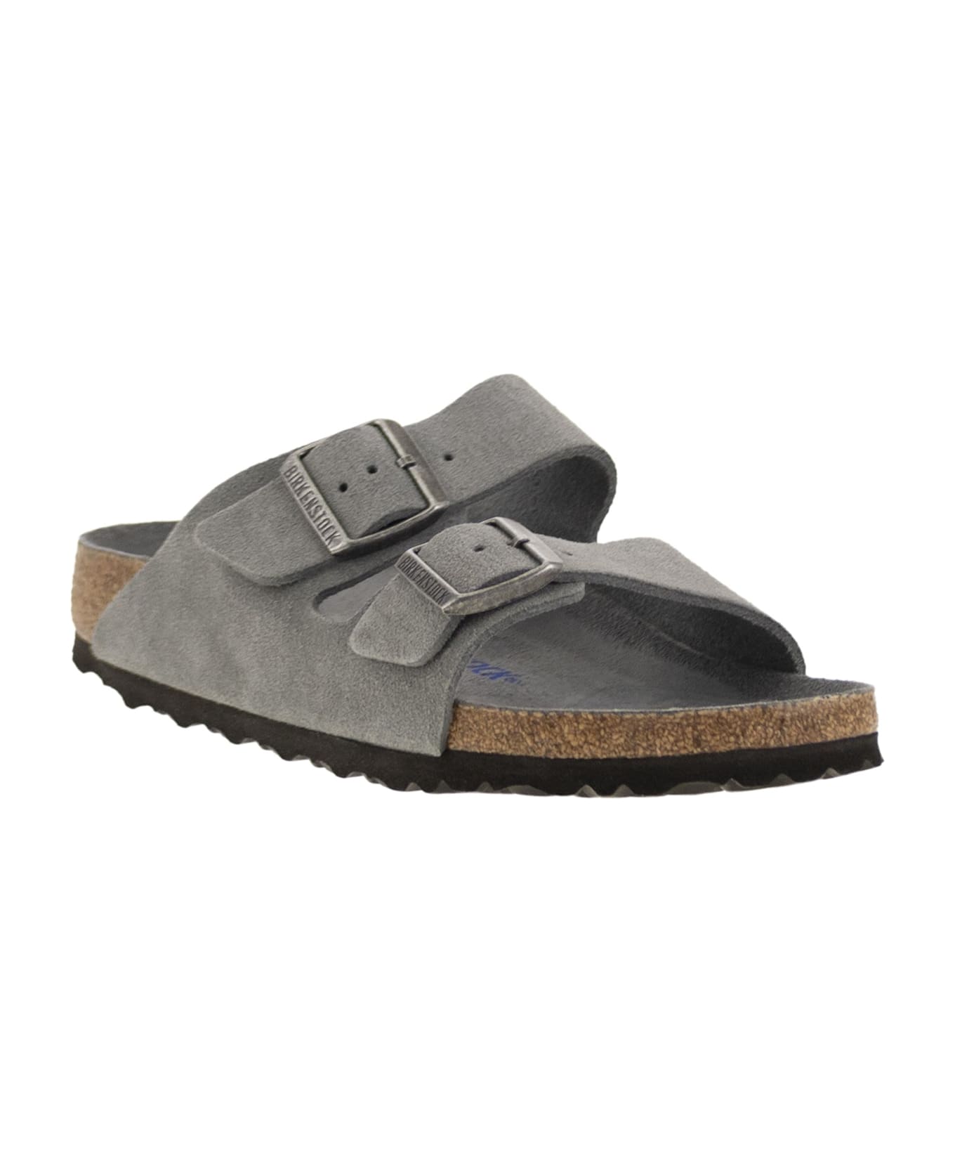 Birkenstock Arizona - Flat Sandal - Grey