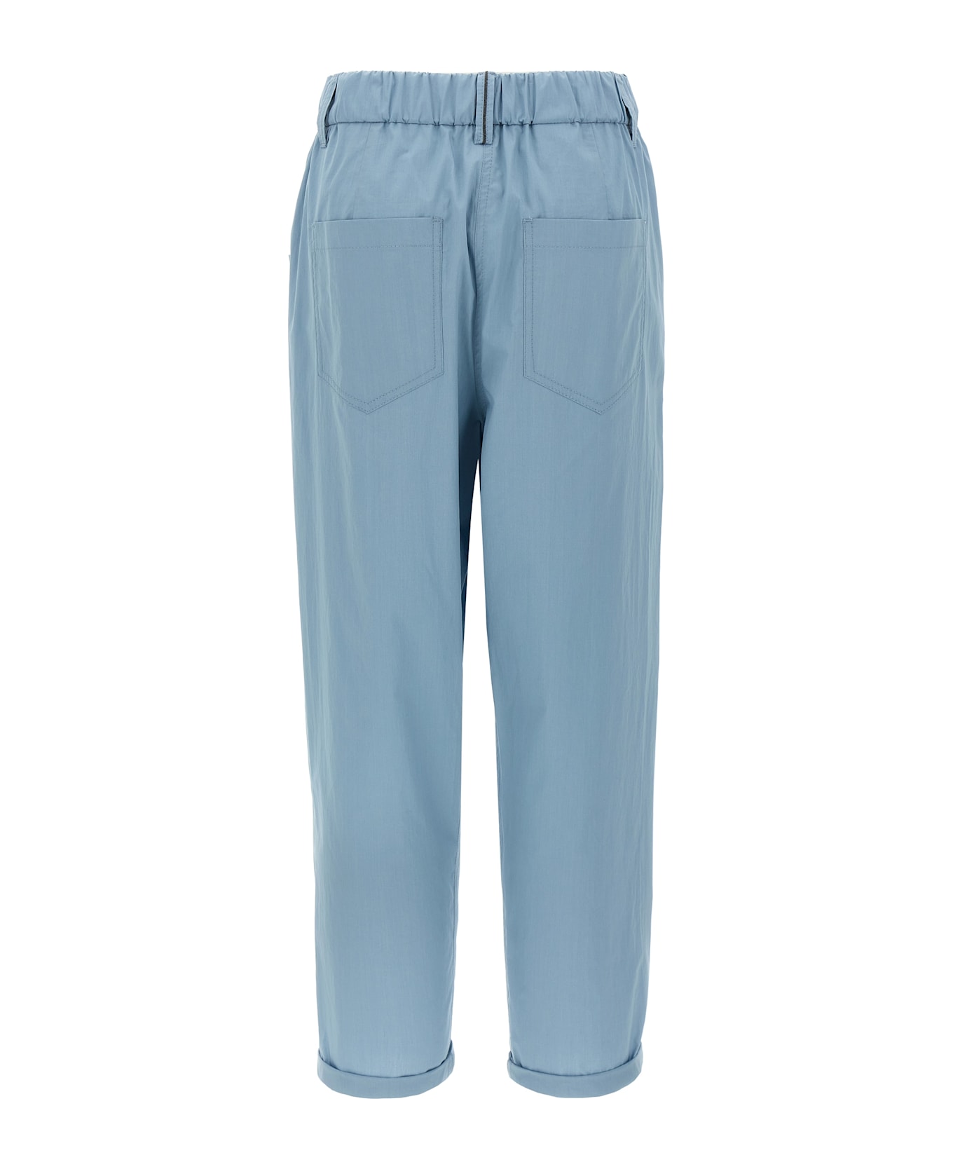 Brunello Cucinelli Pleat Pants - Light Blue