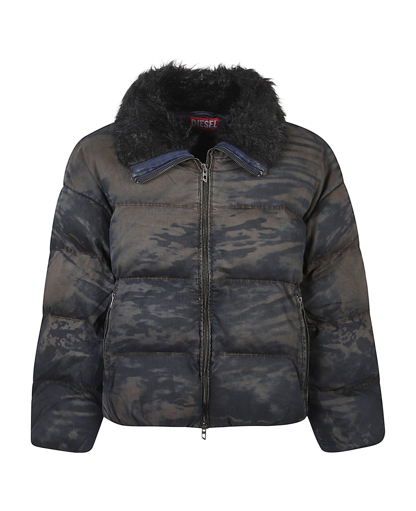 Diesel W-johns Down Jacket - Grey