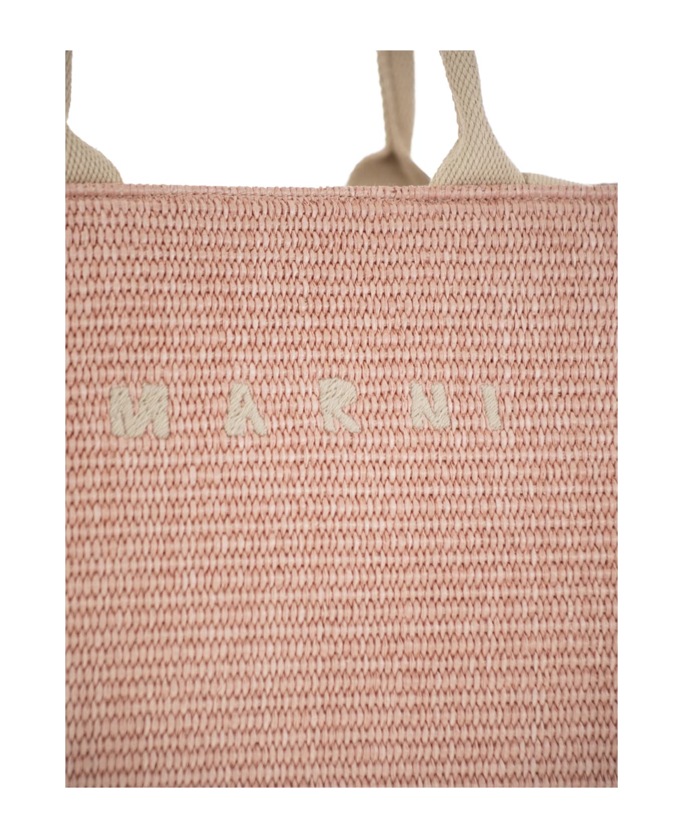 Marni Large Logo Tote Bag - Pink