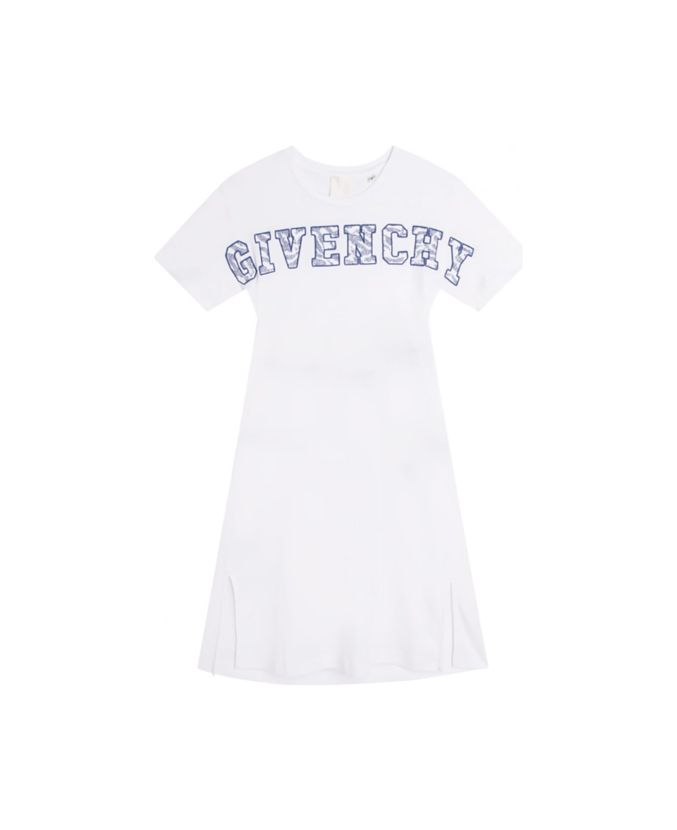 Givenchy Mc Logo Dress Large - WHITE