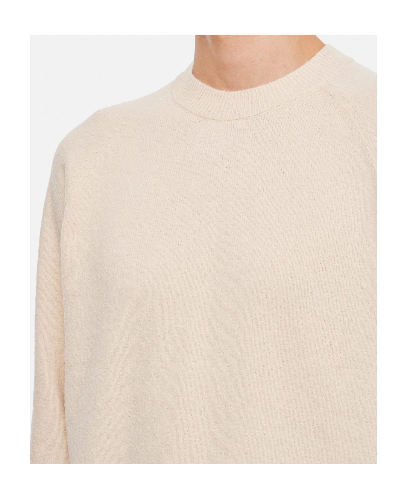Closed Crewneck Cotton Sweater - White