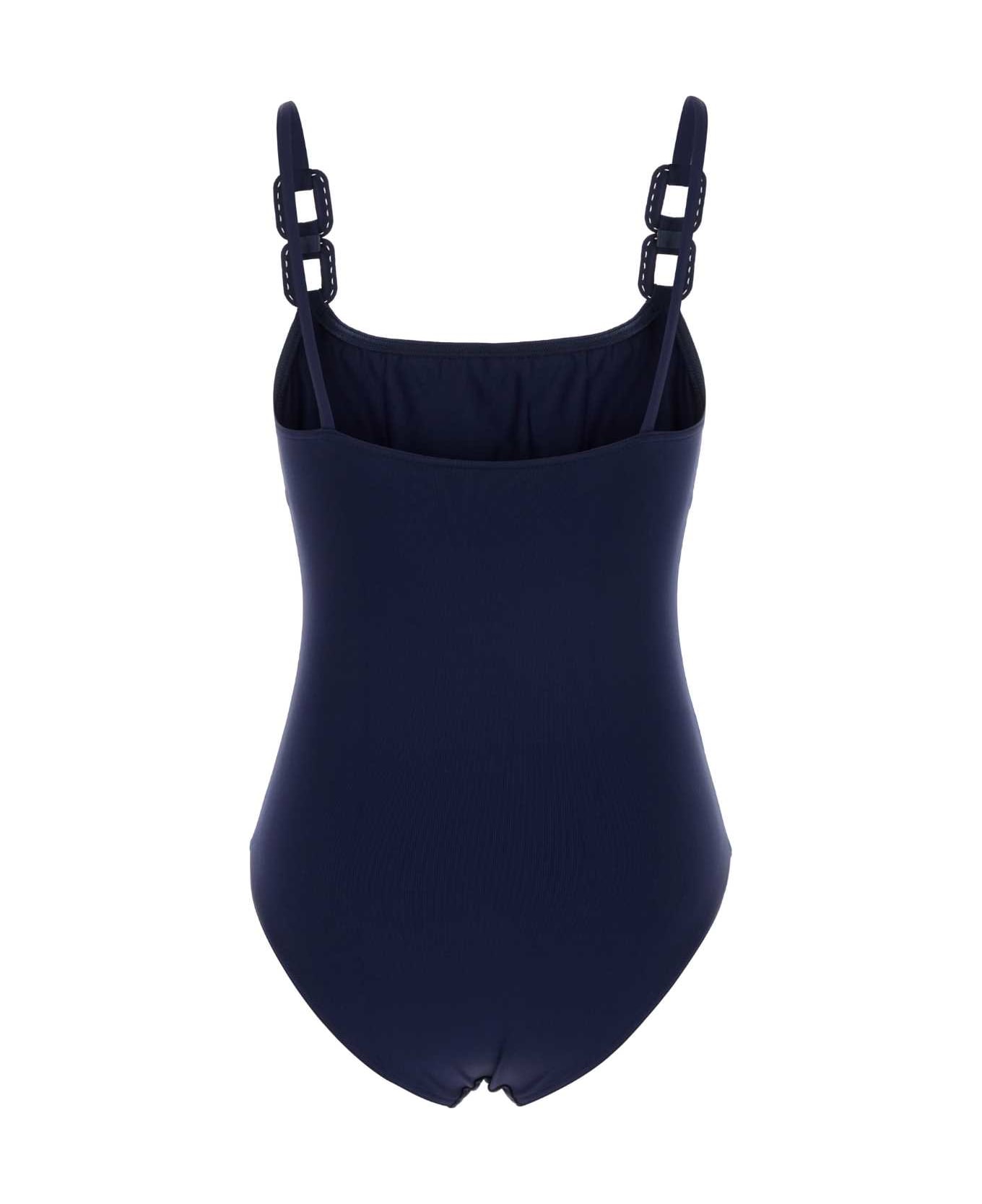 Eres Dark Blue Stretch Nylon Cotier Swimsuit - NAUTIQUE
