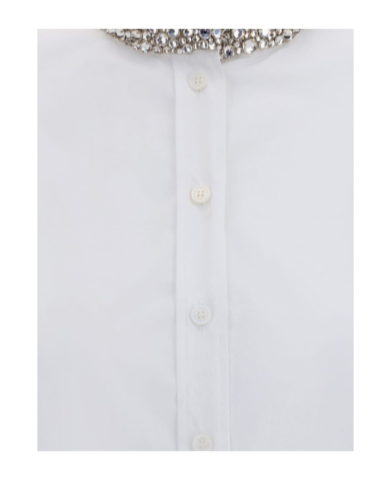 Alexander McQueen Shirt With Embellished Collar