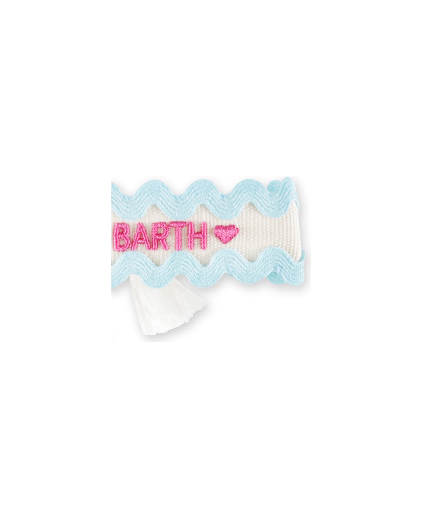MC2 Saint Barth White Bracelet For Girl With Logo - White