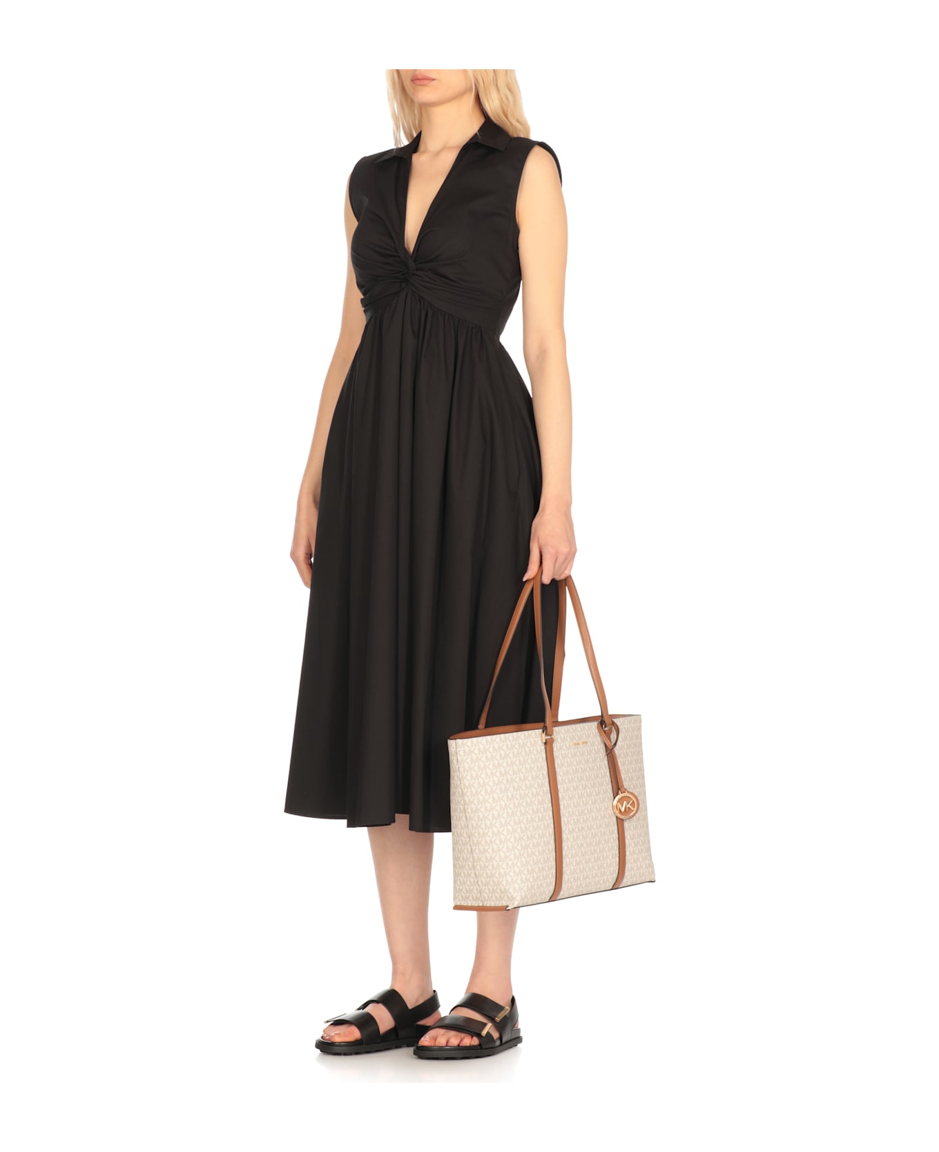 MICHAEL Michael Kors Temple Shopping Bag - Ivory