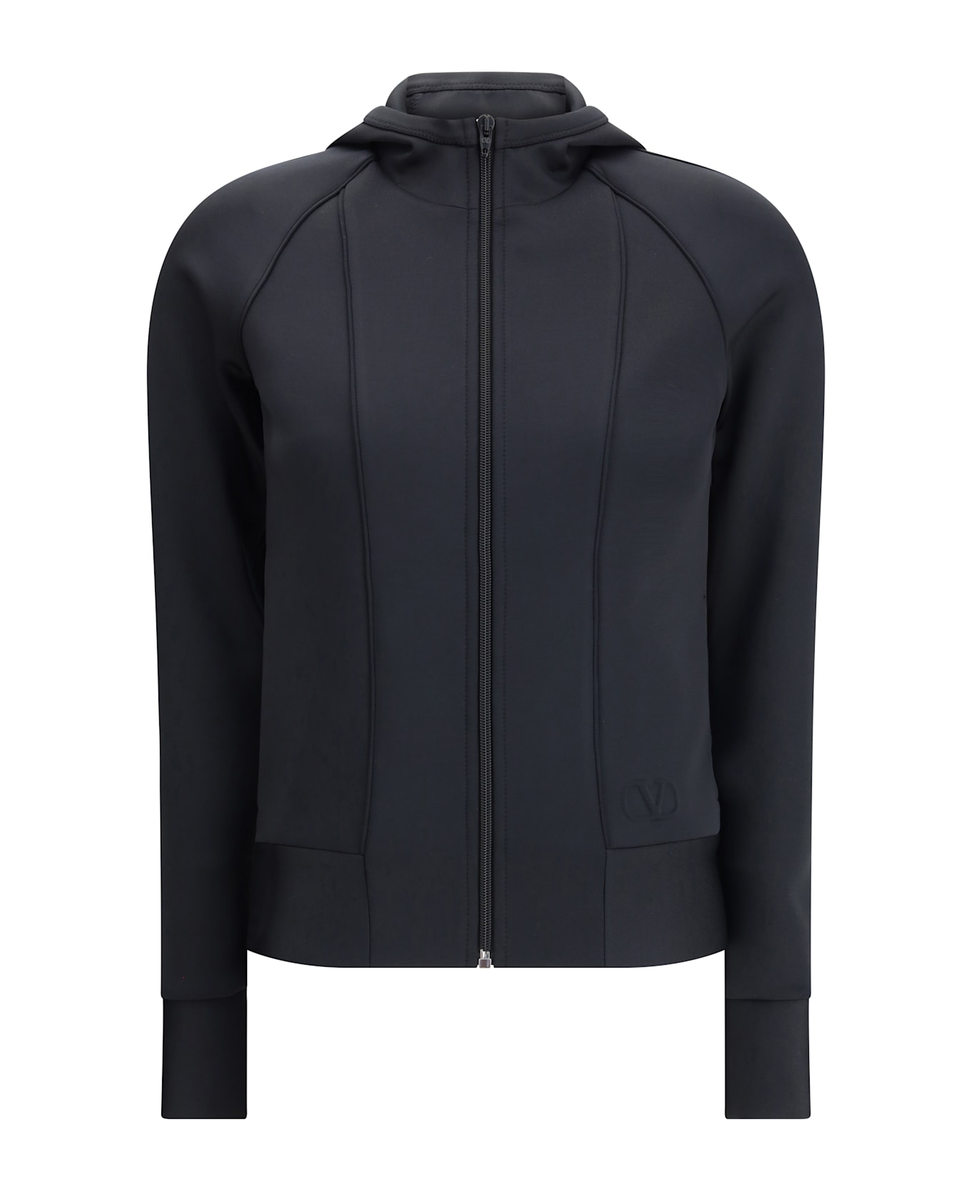Valentino Structured Technical Jersey Sweatshirt