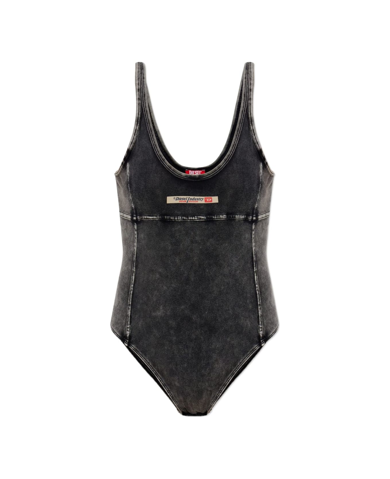 Diesel Cotton Bodysuit - Black