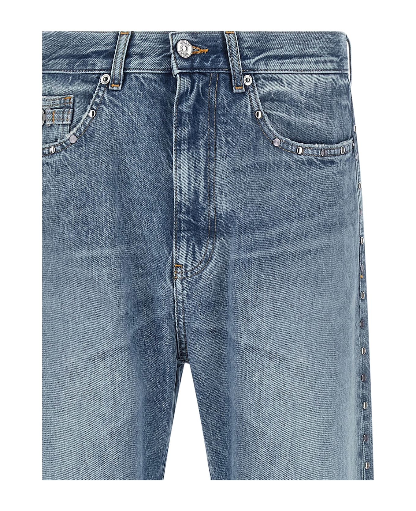 Versace Studded Jeans - Blue