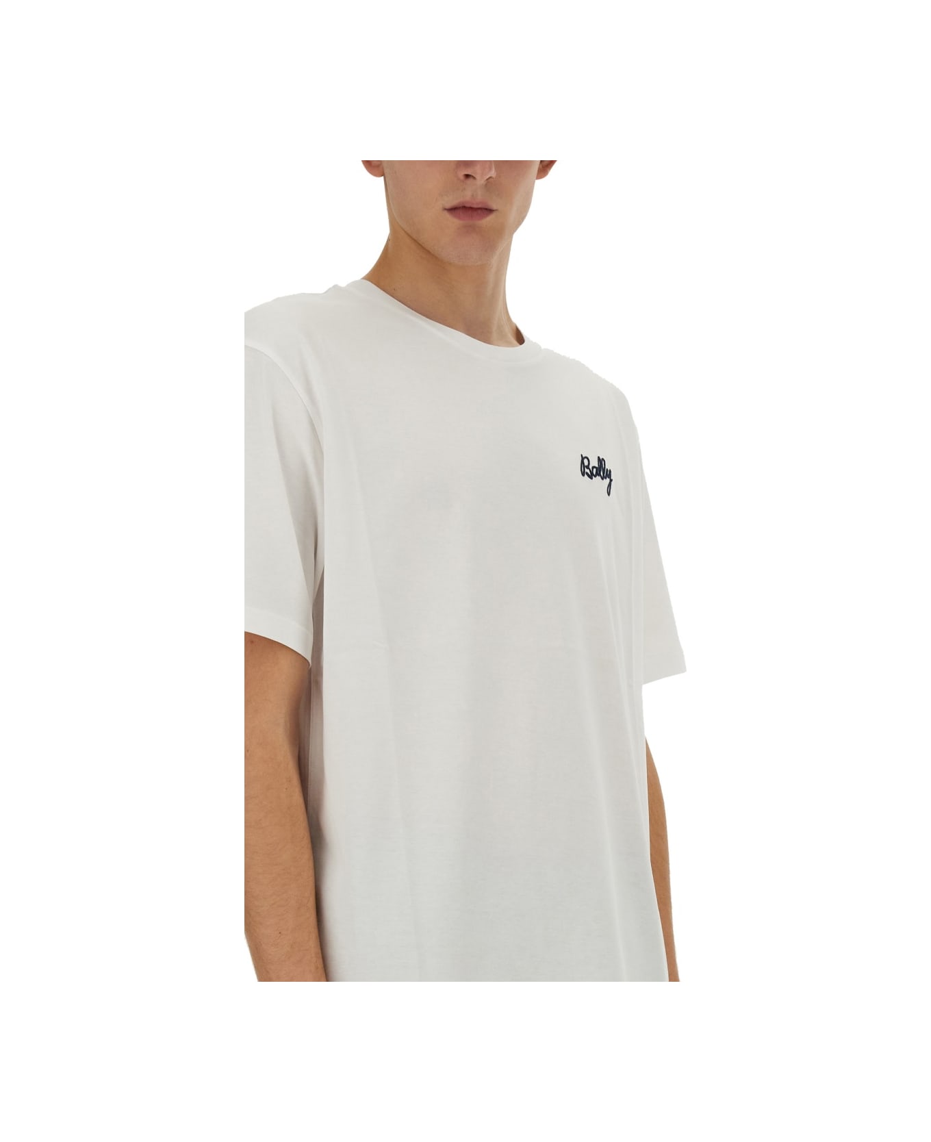 Bally T-shirt With Logo - WHITE