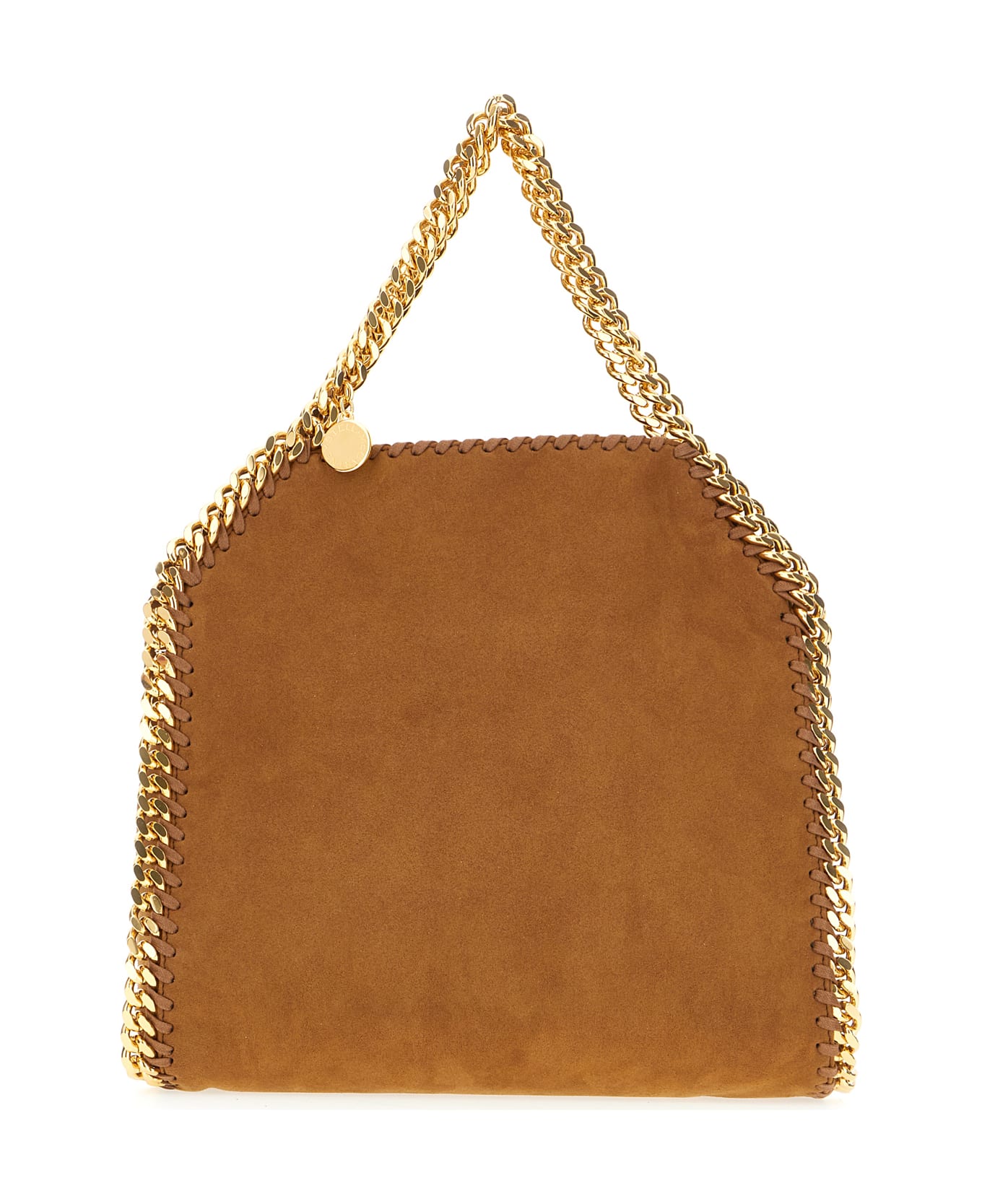 Stella McCartney Camel Alter Suede Falabella Handbag - Brandy