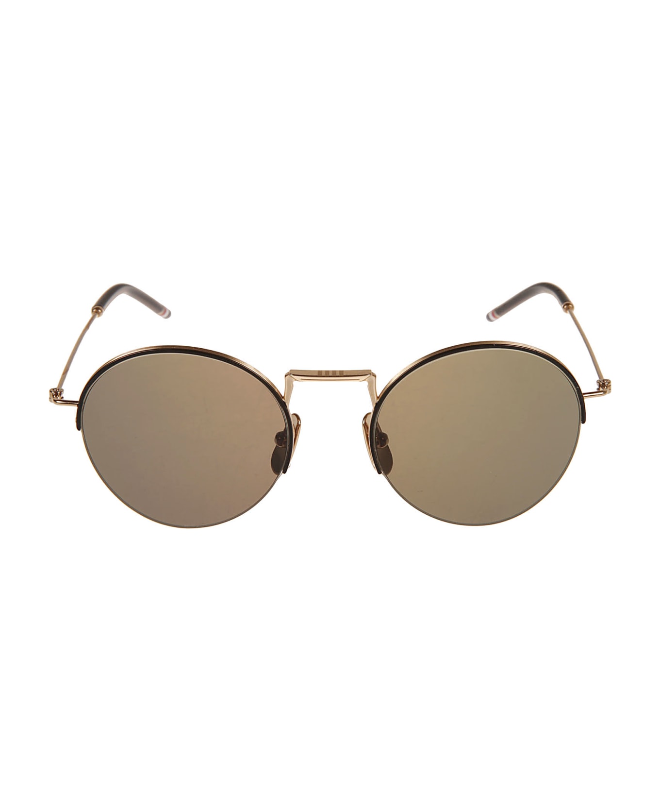 Thom Browne Round Frame Sunglasses - White