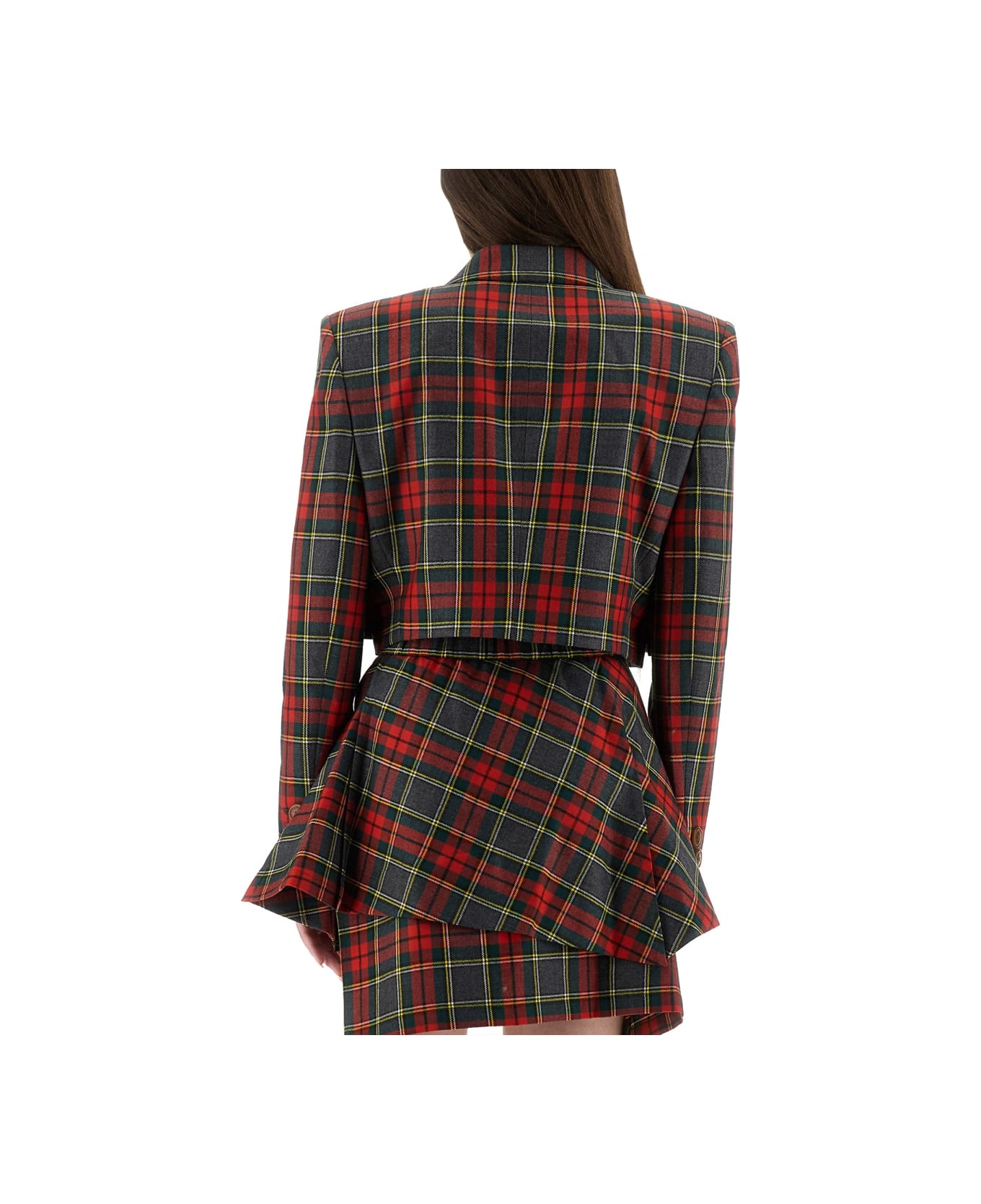 Vivienne Westwood Tartan Cropped Jacket - MULTICOLOUR