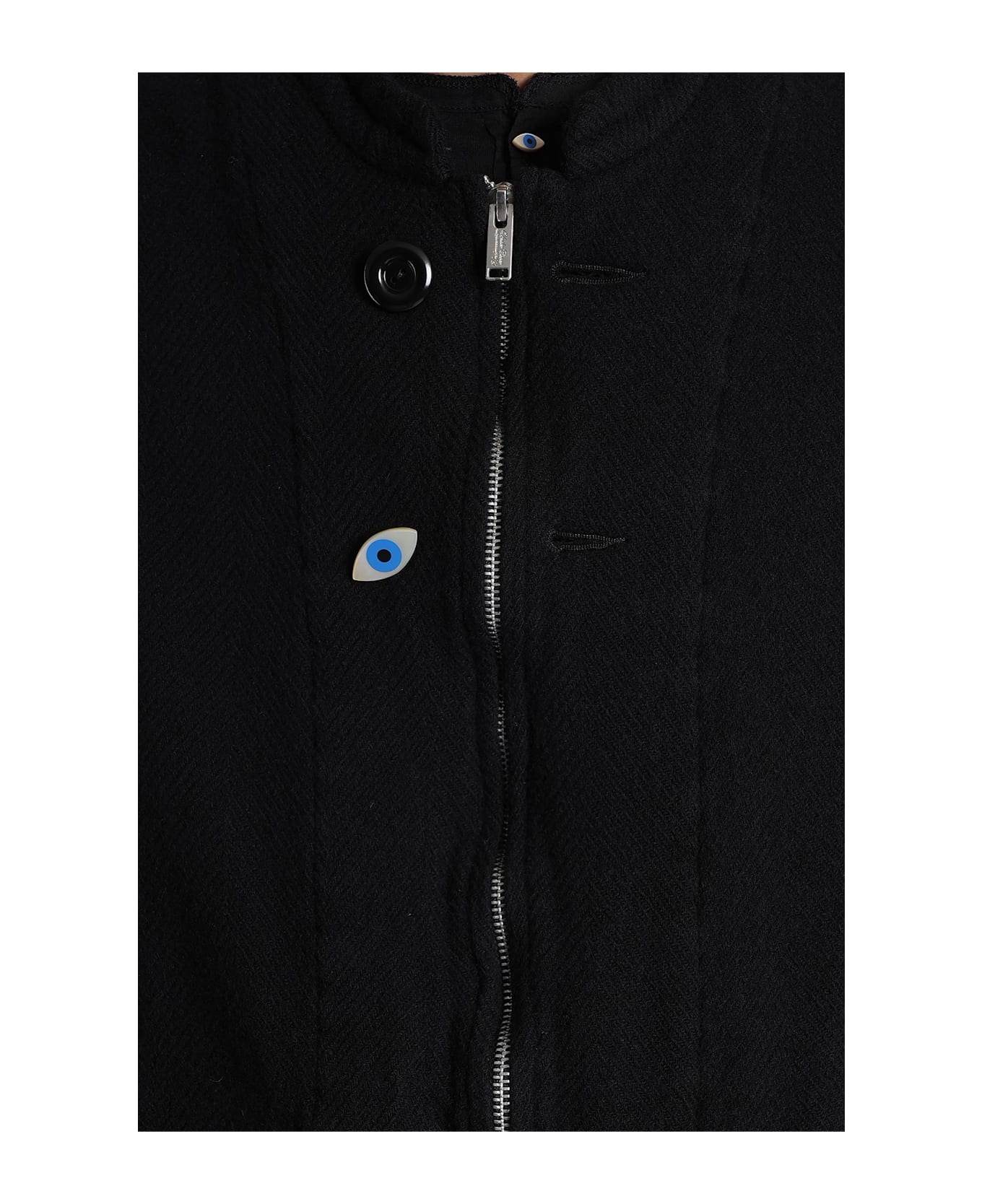 Undercover Jun Takahashi Vest In Black Wool - black