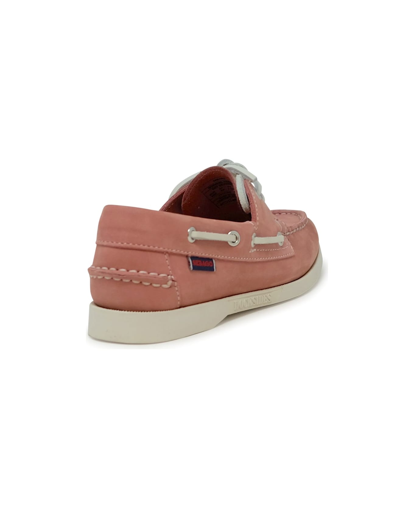 Sebago 74121sw Portland Pink Nubuck Loafers - PINK