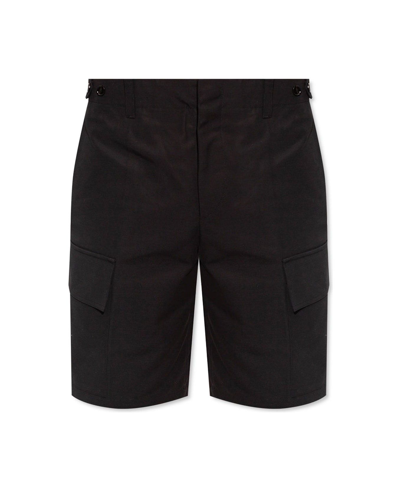 Jil Sander Cotton Cargo Shorts - Black