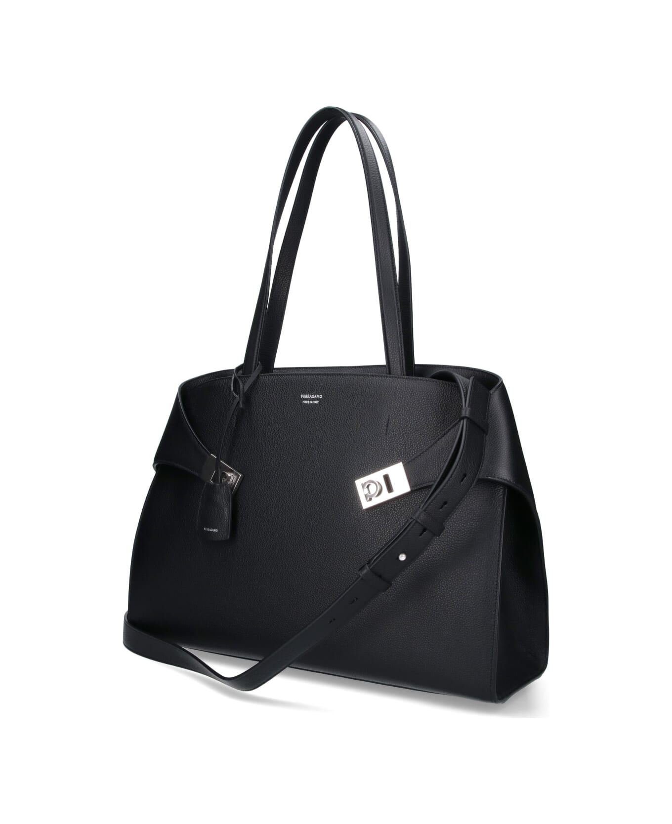 Ferragamo 
hug
 Shoulder Bag - Black  