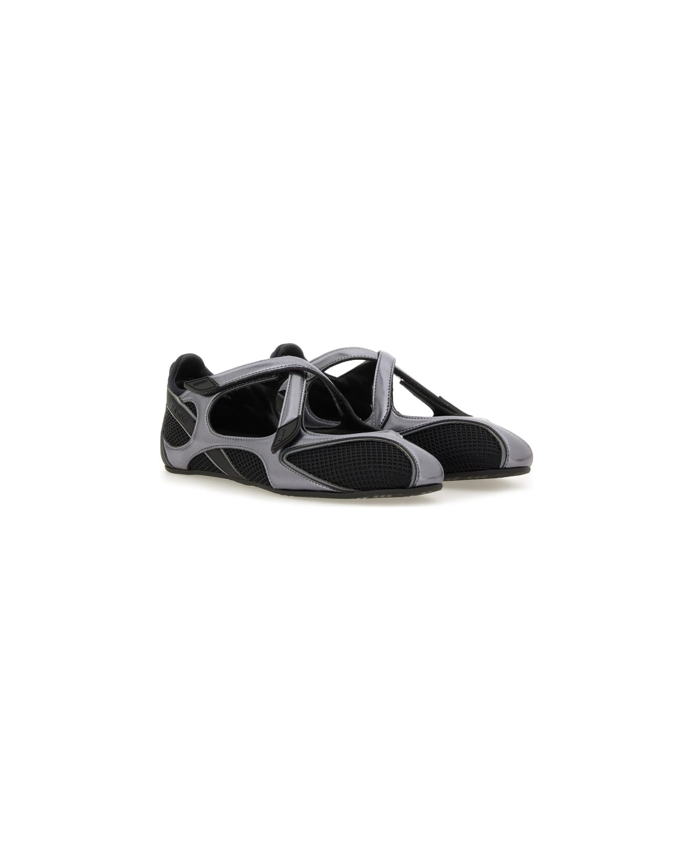 The Attico Ballerina Flat "floor 1" - BLACK